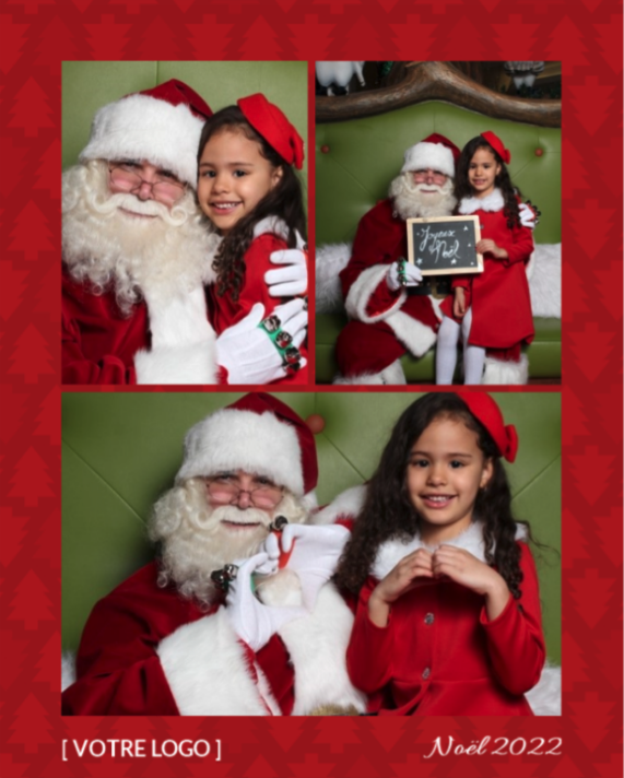 Utilisez un photobooth dans votre royaume du père Noël | Audace & Co.